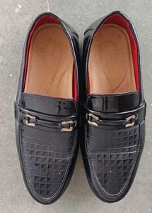 Men's Black Patent Loafers