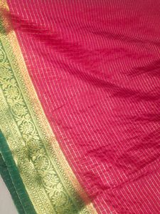 Red And Green Colour Saree