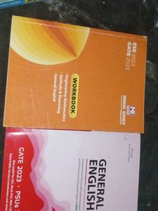 GATE 2023 &amp; 2020 General English Books and workboo