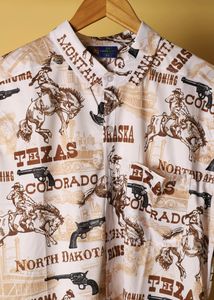 Brand New Cowboy Shirt In Trend, Fashion