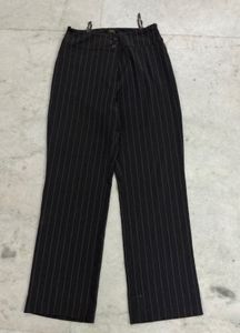 Black Pinstripe formal Trousers