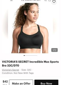 victoria secret Black Sports Bra