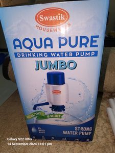 Pump For Dispensing Water
