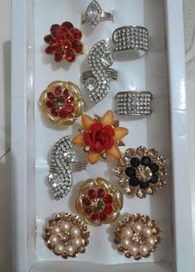 Set of 11 Women's Rings