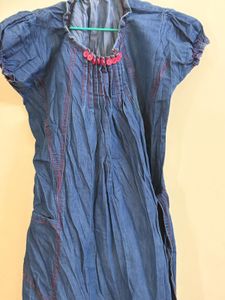Blue Denim Dress