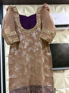 Elegant Mirror Work Kurta Set