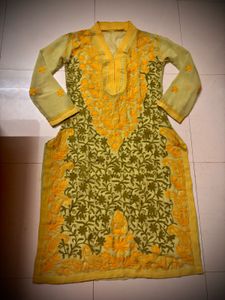 Heavy Chikankari Embroidered Kurta