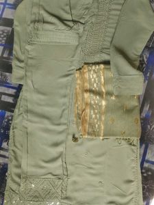 elegant new suit three piece set of soft green col