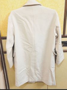 MIXXO Cream Wool Blend Coat - Size M