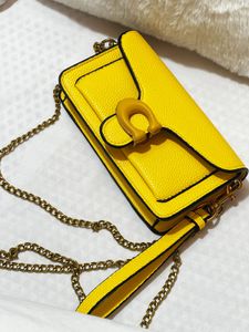 Coach Vibrant Yellow Crossbody Bag