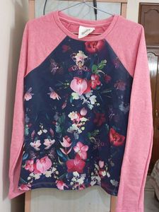 Floral Print Long Sleeve Top
