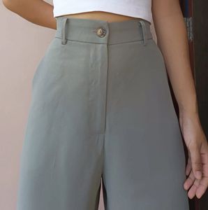 Green Women Trousers