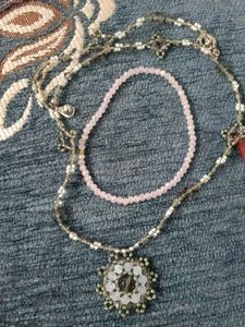 Delicate Beaded Necklace handmade
