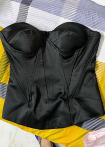 Chic Black Corset Top