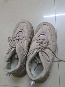 Chunky Beige Sneakers