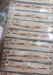 Designer Rakhi with Om Symbol combo Of 12 pc