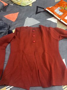 Red  sweater