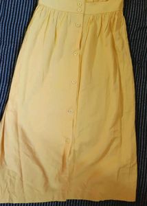 Women's Yellow Midi Dress ( for prom)