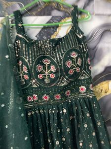Bottle Green Shrara Set