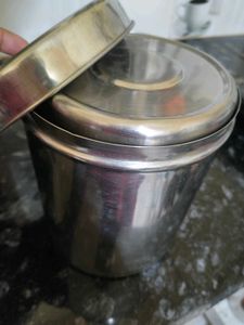 Set of 5,and 3 Stainless Steel container se