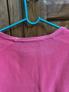 Pink Crew Neck Sweater