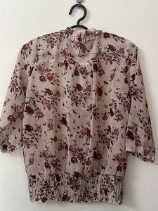 Floral Print Blouse