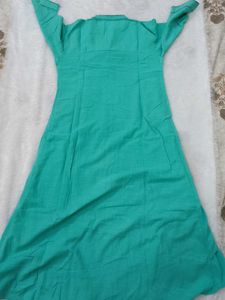 Stylish Teal Kurta with Tassel Detail