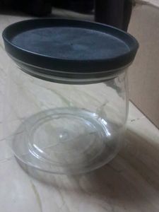 Clear  Jar with Lid
