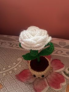 Crochet Potted Flower