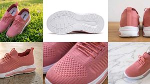 Stylish Pink Sneakers for girls