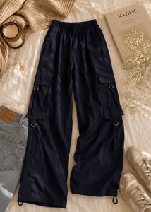 Navy Blue Cargo Pants