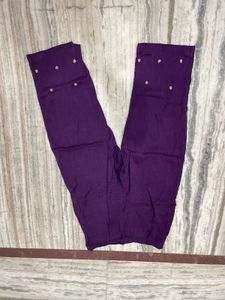 Elegant Purple Embroidered Kurta Set