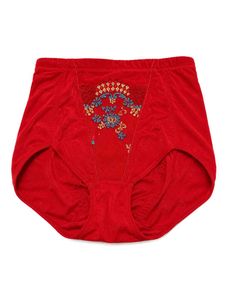 Women’s Cotton Blend Embroidered Full Brief Panty