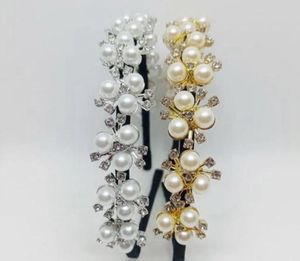 One Pearl &amp; Rhinestone Hairband Set