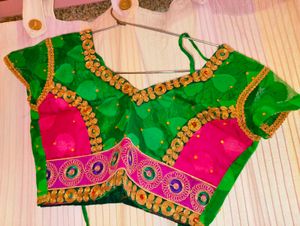 Vibrant Green Lehenga Choli Set