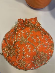 💐💐Embroidered Potli Bag, Brand New