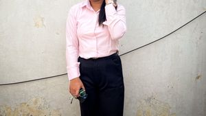 Chic Pink Formal Shirt
