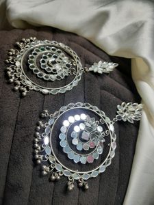 Mouni Roy inspired -Gorgeous Mirror work Earrings 👌💞