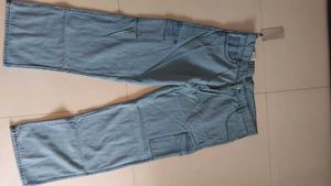 Light Blue Cargo Pants
