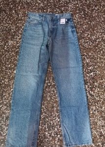 Sparkly Wide Leg Denim Jeans