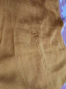 New Mustard Solid Saree