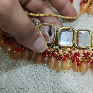 Kundan necklace set