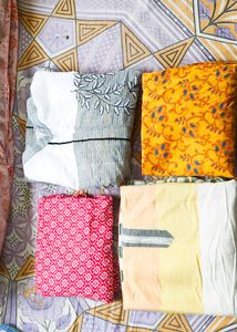 4 Cotton Kurta Combo Set