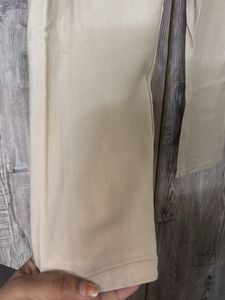 Women's Casual Beige Trousers