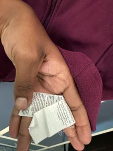 Quechua Maroon Fleece Zip-Up Jacket