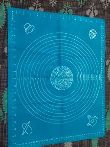 Blue Baking Mat with Measurements