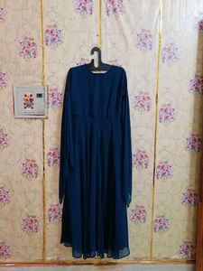 Elegant teal Blue Gown