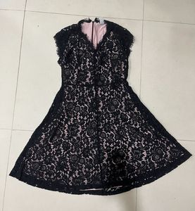 H&amp;M Black Lace Dress