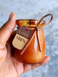 Candle 🕯️ With Jaar 4 Pcs Set