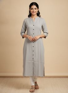 Elegant Button-Down Kurta